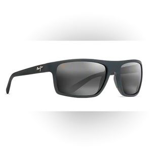Maui Jim Mens Byron Black Polarized Sunglasses